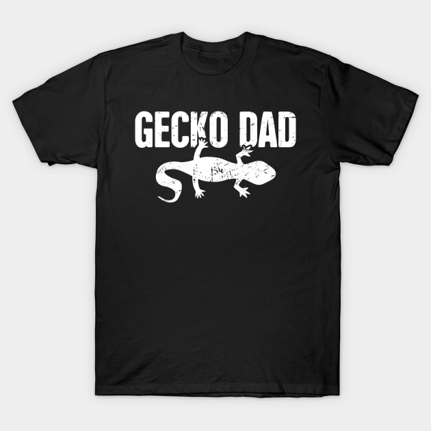 Gecko Dad | Leopard Gecko Graphic T-Shirt by Wizardmode